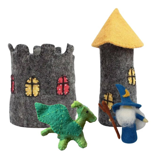 Wizard, Felted Wool Felt Toy - Alder & Alouette