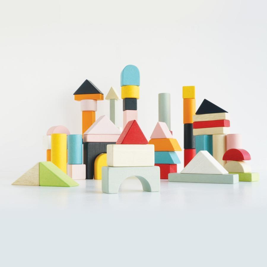 60 Wooden Blocks | Toddler Toys | Wooden Toys - Alder & Alouette