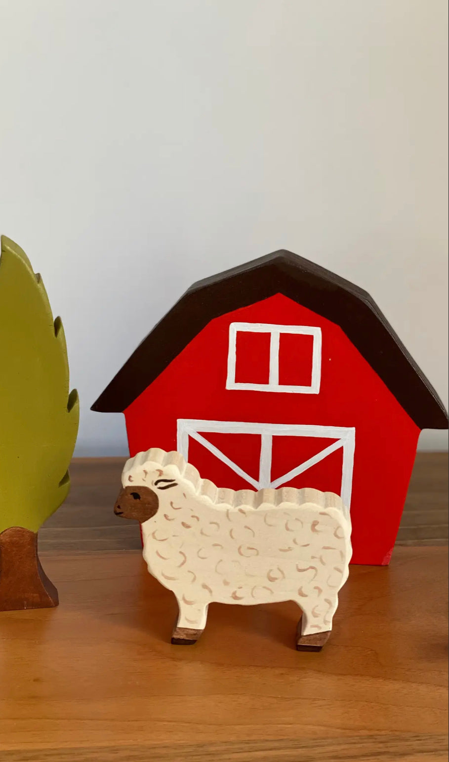 Wooden Farm Animal - Sheep Wooden Toys - Alder & Alouette