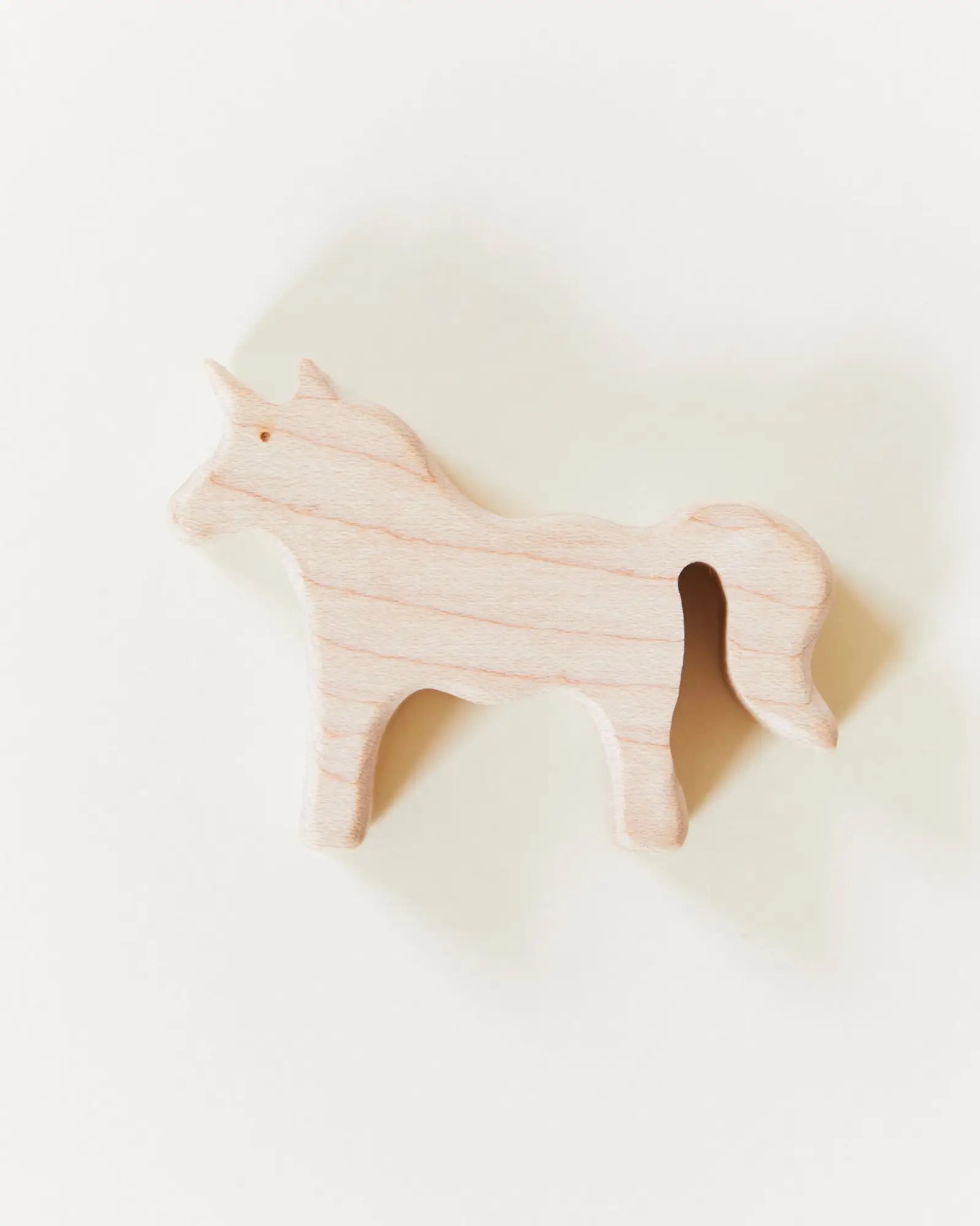 Wooden Unicorn in Mahogany or Maple Wood