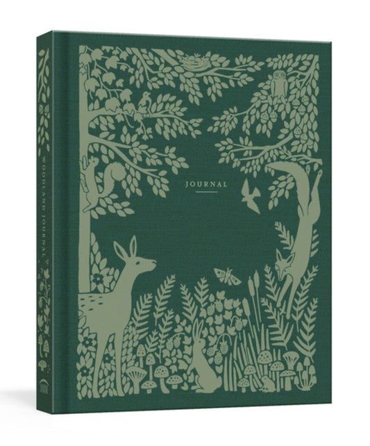 Woodland Cloth Journal, Lined w/ Illustrations - Alder & Alouette 