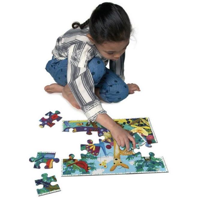 eeBoo | Preschool Puzzle | Puzzle | Woodland Forest Animals - Alder & Alouette